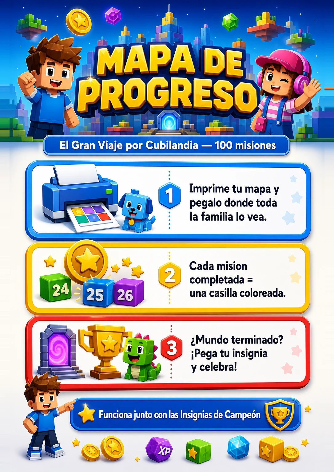 Bono 1 - Mapa de Progreso Cubilandia